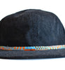 black cord hat - bright checkers