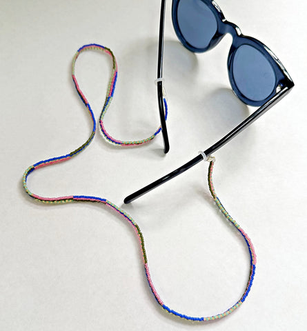 glasses leash - mix stripes