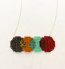 color connect necklace - earthy