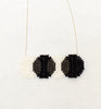 color connect necklace - black white