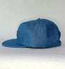 denim flat brim hat - memphis patch