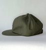 grey flat brim hat - peaks patch