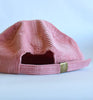 mauve cord hat - blue green