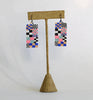 mini Memphis earrings - blues
