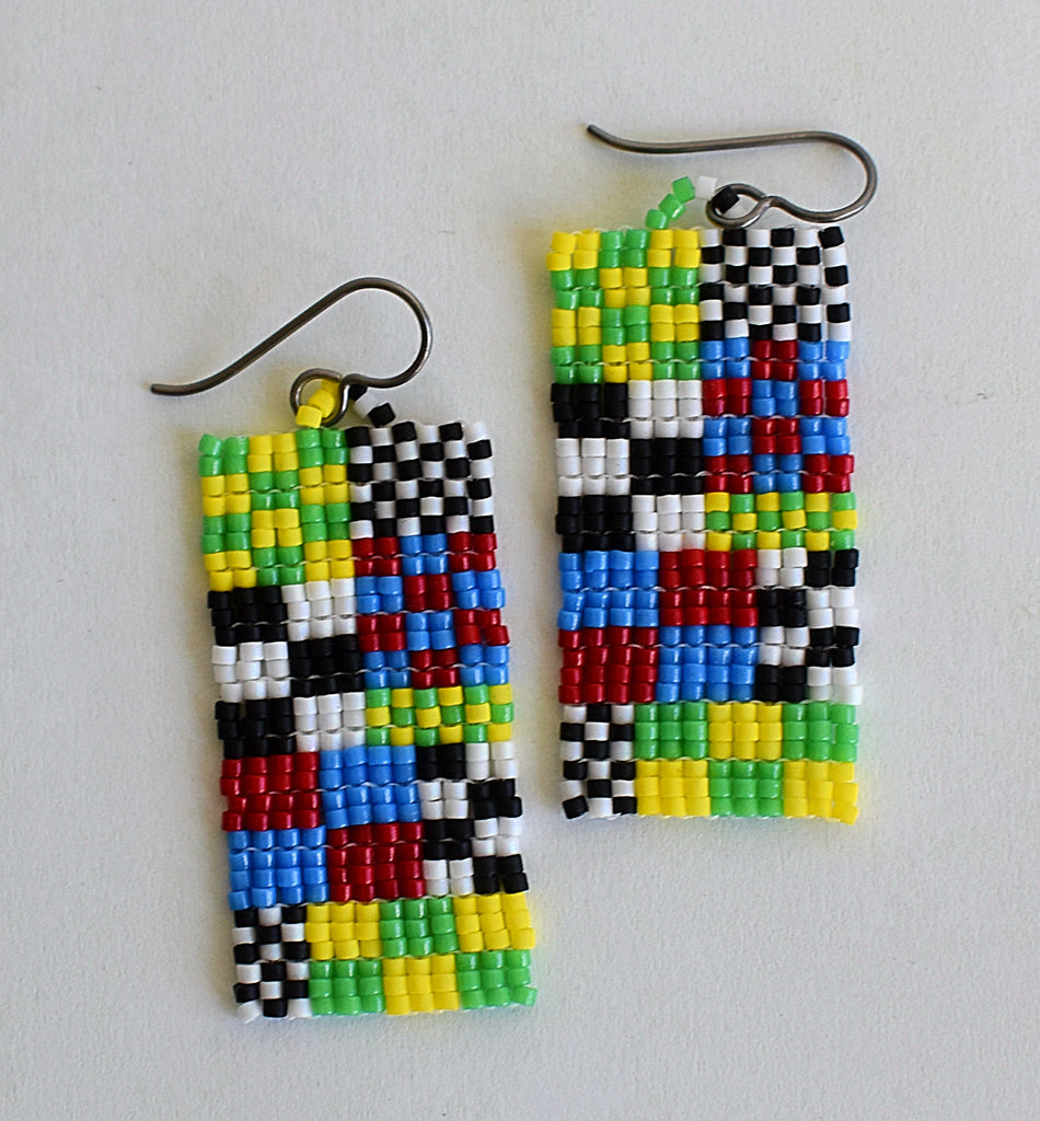 mini Memphis earrings - primary