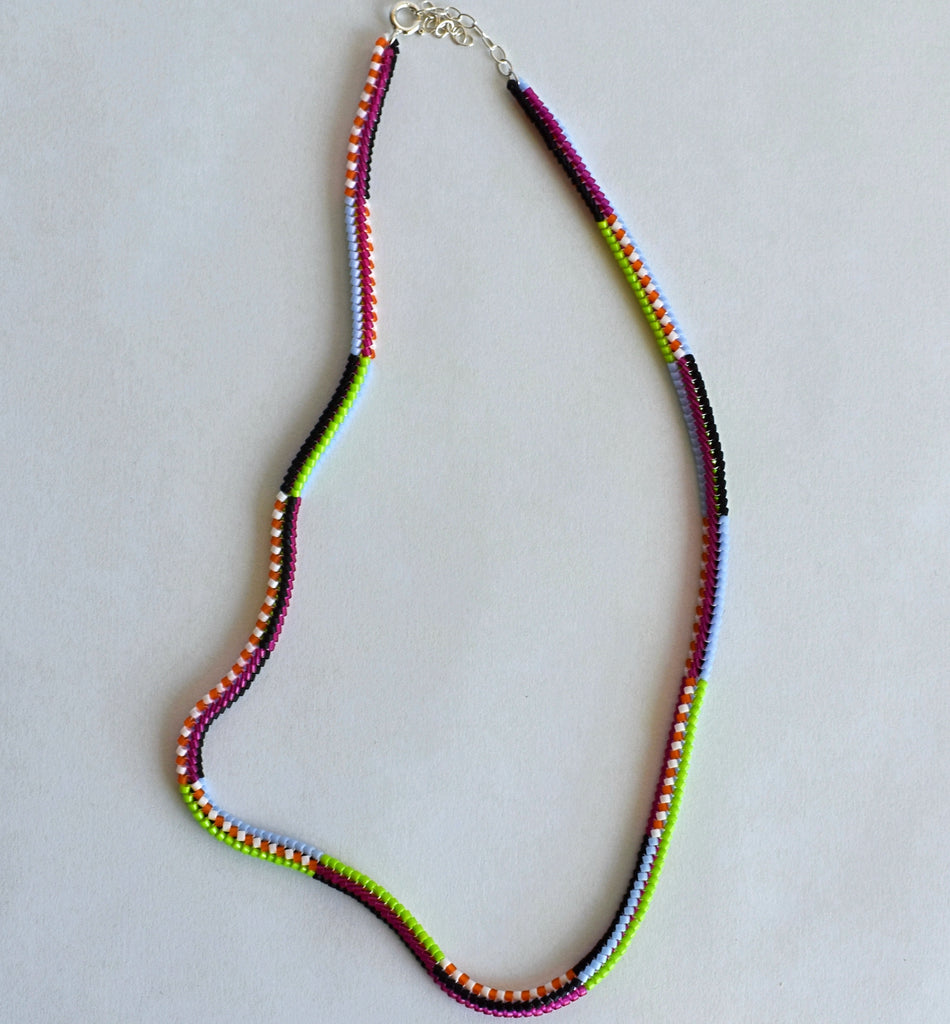 narrow stripes necklace - backyard
