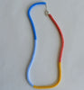 narrow colorblock necklace - sunset