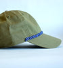 olive dad hat - black blue
