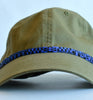 olive dad hat - black blue