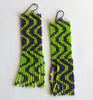 wiggles fringe earrings - purple
