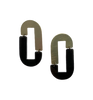 Anza Earrings - Black Transparent *