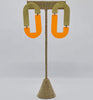 Anza Earrings - Orange Transparent *
