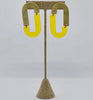 Anza Earrings - Yellow Transparent *