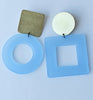 City Earrings - Blue Frost *