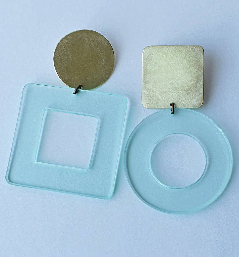 City Earrings - Transparent *