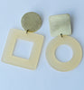 City Earrings - Soft Yellow Frost *