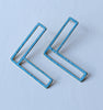 dolores earrings - blue