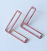 dolores earrings - pink