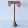 flora bud earrings - pink