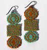 focus earrings - siena, turquoise