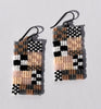 mini Memphis earrings - neutrals