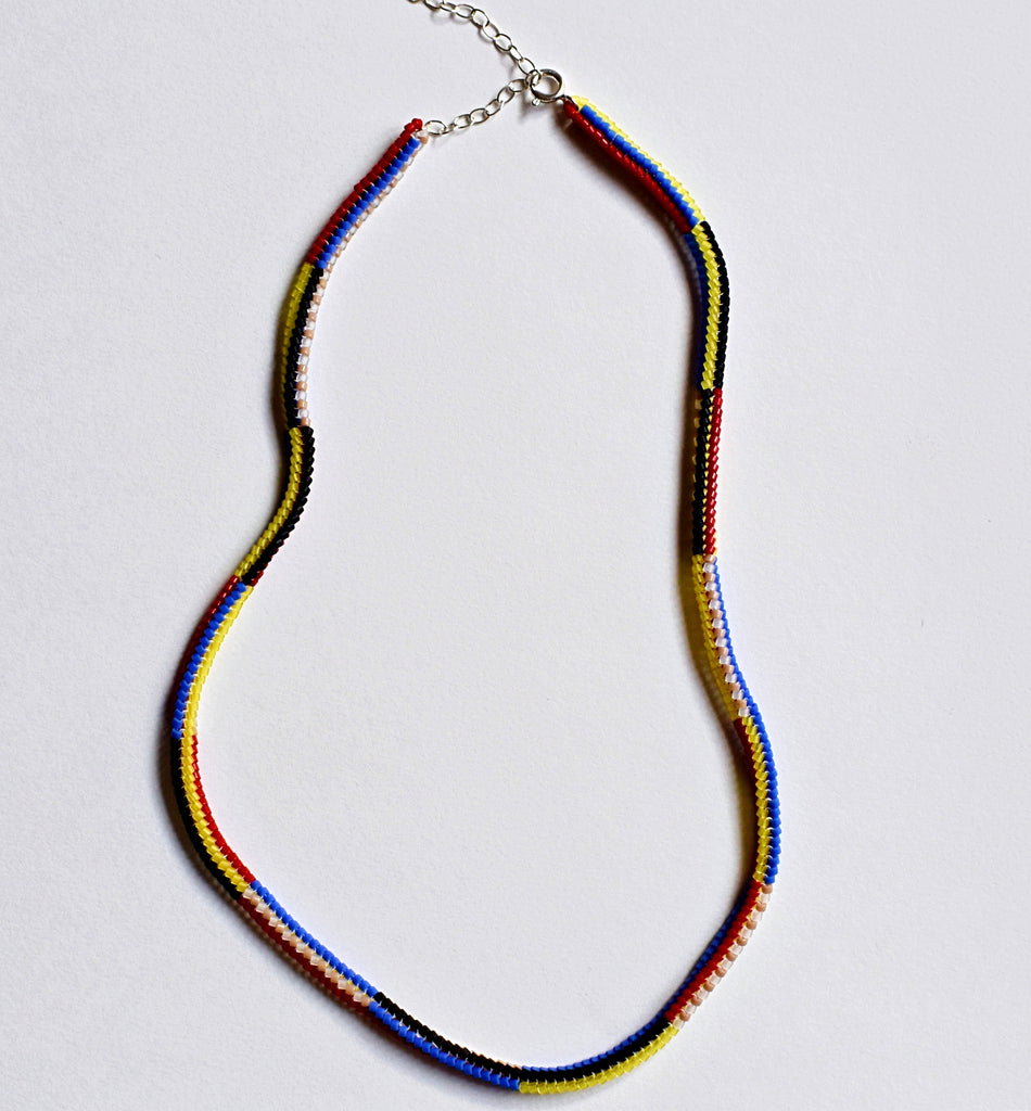 narrow stripes necklace - bauhaus*