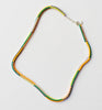 narrow stripes necklace - green*
