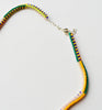 narrow stripes necklace - green*