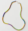 narrow stripes necklace - summertime*