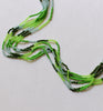 rope strand necklace - greens