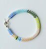 mixed pattern rope bracelet - white base