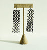 wiggles fringe earrings - black *
