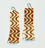 wiggles fringe earrings - creme *