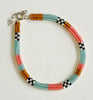 narrow colorblock bracelets