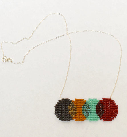 color connect necklace - earthy
