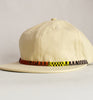 eggshell hat - warm ombre checks