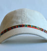 eggshell cord dad hat - earthy squares