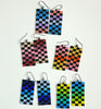 Gradient Check Earrings - all colors