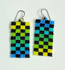 Gradient Check Earrings - all colors