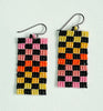 Gradient Check Earrings - all colors