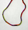 bigger bead mix stripe necklace - all colors