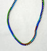 bigger bead mix stripe necklace - all colors