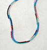 bigger bead mix stripe necklace - all colors