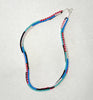 bigger bead mix stripe necklace - all colors