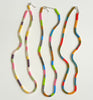 narrow colorblock 18" necklaces