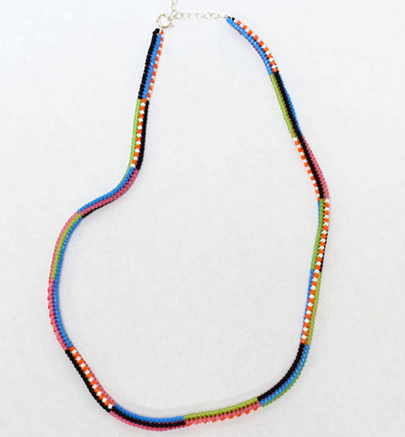 narrow stripes necklace - arcade