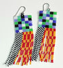Patchwork Fringe Earrings - all colors