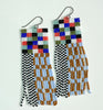 Patchwork Fringe Earrings - all colors