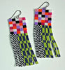 Patchwork Fringe Earrings - all colors