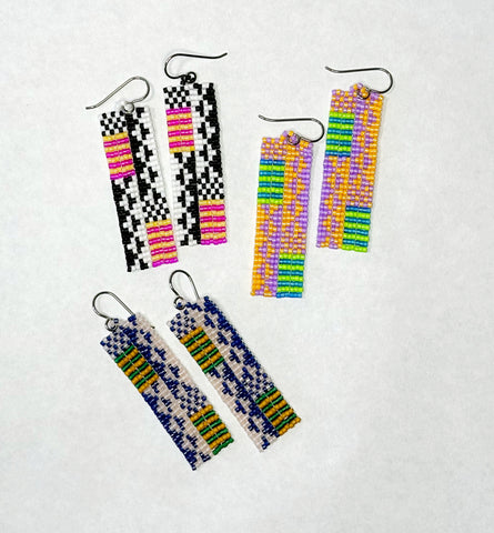 Quilt Earrings sm - all colors